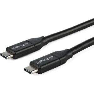 StarTech.com USB-C to USB-C Cable - 1M - 5A PD - USB 2.0 - Black StarTech.com USB-C to USB-C Cable - 1M - 5A PD - USB 2.0 - Black