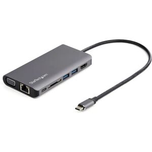 StarTech.com USB-C Multiport Dock - 4K HDMI, VGA, 100W PD, SD, GbE StarTech.com USB-C Multiport Dock - 4K HDMI, VGA, 100W PD, SD, GbE