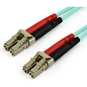 StarTech.com 15m OM3 LC to LC Multimode Duplex Fiber Optic Patch Cable - Aqua - 50/125 - LSZH - 10Gb StarTech.com 15m OM3 LC to LC Multimode Duplex Fiber Optic Patch Cable - Aqua - 50/125 - LSZH - 10Gb