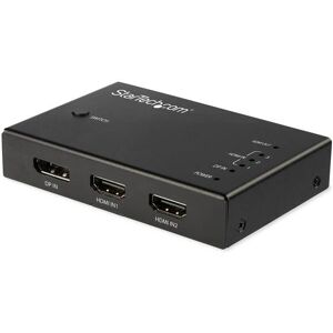 Interruptor de video HDMI/DisplayPort 4K StarTech.com - Negro Interruptor de video HDMI/DisplayPort 4K StarTech.com - Negro