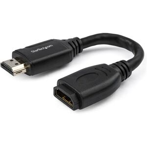 Kabel HDMI StarTech.com 15cm Czarny - Oszczędzacz portów HDMI 2.0 Kabel HDMI StarTech.com 15cm Czarny - Oszczędzacz portów HDMI 2.0