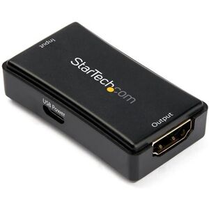 StarTech.com HDBOOST4K2 AV Extender - Black - Supports 4K 60Hz StarTech.com HDBOOST4K2 AV Extender - Black - Supports 4K 60Hz