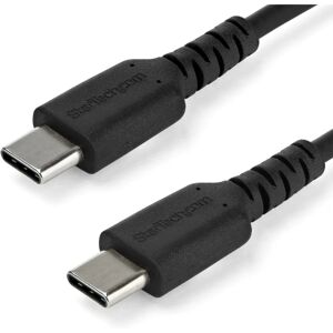 Cabo de carga USB C de 1m de StarTech.com - Duradero, Carga rápida y sincronización USB 2.0 Tipo C a USB C - Cubierta de TPE Fibra de aramida 60W Cabo de carga USB C de 1m de StarTech.com - Duradero, Carga rápida y sincronización USB 2.0 Tipo C a USB C - Cubierta de TPE Fibra de aramida 60W