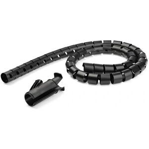 StarTech.com Coiled Cable Sleeve - Flexible, Expandable - Black StarTech.com Coiled Cable Sleeve - Flexible, Expandable - Black