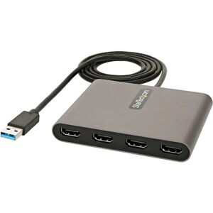 StarTech.com USB 3.0 to 4 HDMI Adapter - External Video & Graphics Card - 1080p 60Hz - Multi Monitors StarTech.com USB 3.0 to 4 HDMI Adapter - External Video & Graphics Card - 1080p 60Hz - Multi Monitors