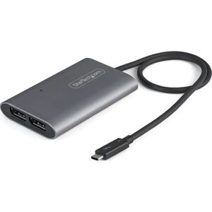 StarTech.com Thunderbolt 3 Dual DisplayPort Adapter 8K - Thunderbolt 3 to 2x DisplayPort - Silver StarTech.com Thunderbolt 3 Dual DisplayPort Adapter 8K - Thunderbolt 3 to 2x DisplayPort - Silver