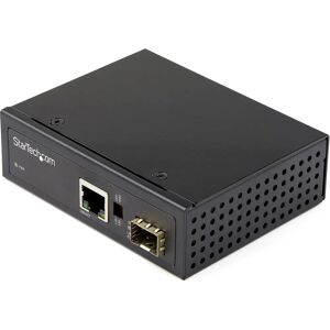 StarTech.com IMC1GSFP industrial fiber to Ethernet converter - Black StarTech.com IMC1GSFP industrial fiber to Ethernet converter - Black