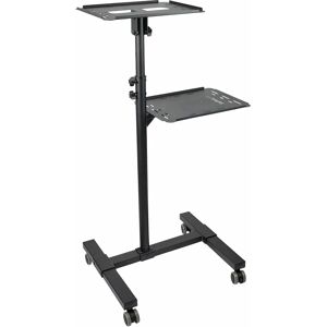 StarTech.com Multimedia Cart - Adjustable Height, Steel, Black StarTech.com Multimedia Cart - Adjustable Height, Steel, Black