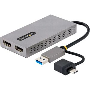 StarTech.com 107B-USB-HDMI USB Graafinen sovitin - Dual HDMI 4K30Hz StarTech.com 107B-USB-HDMI USB Graafinen sovitin - Dual HDMI 4K30Hz