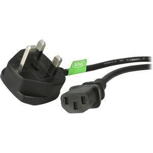 Kabel zasilający StarTech.com - 1m Czarny UK - Kabel zasilający Kabel zasilający StarTech.com - 1m Czarny UK - Kabel zasilający