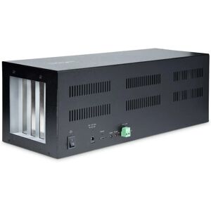 Chasis de expansión PCIe de 4 ranuras con tarjeta host PCIe x2 - Negro Chasis de expansión PCIe de 4 ranuras con tarjeta host PCIe x2 - Negro