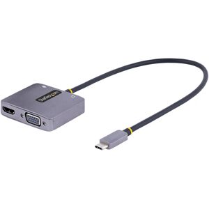 Adattatore video USB C StarTech.com - 4K HDMI VGA - Grigio Adattatore video USB C StarTech.com - 4K HDMI VGA - Grigio