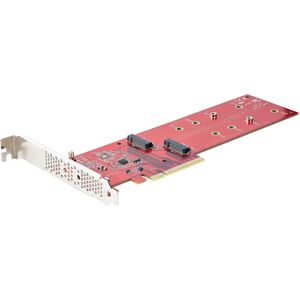 Kaksois M.2 PCIe SSD sovitin - PCIe x8/x16 - NVMe/AHCI - 7,8GBps Kaksois M.2 PCIe SSD sovitin - PCIe x8/x16 - NVMe/AHCI - 7,8GBps