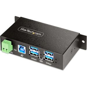 StarTech.com 4-Port Managed USB Hub - Industrial, Black StarTech.com 4-Port Managed USB Hub - Industrial, Black