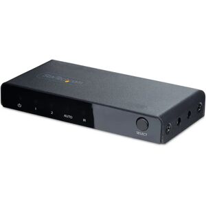 StarTech.com 2 Port HDMI Switch 8K Video - Black StarTech.com 2 Port HDMI Switch 8K Video - Black