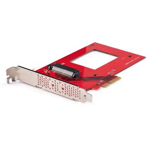 StarTech.com U.3 to PCIe Adapter Card - Gray StarTech.com U.3 to PCIe Adapter Card - Gray