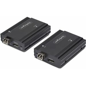 StarTech.com FD121-KVM-EXTENDER - KVM-extender - 4K 60Hz - DisplayPort - Zwart StarTech.com FD121-KVM-EXTENDER - KVM-extender - 4K 60Hz - DisplayPort - Zwart