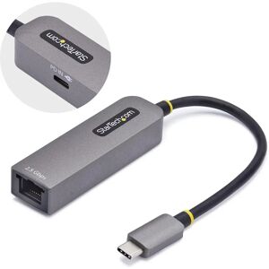 StarTech.com USB-C Ethernet Adapter - 2.5 Gbps - Grey - Network Card StarTech.com USB-C Ethernet Adapter - 2.5 Gbps - Grey - Network Card