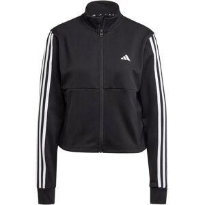 adidas AEROREADY Train Essentials 3 Stripes Track Jacket - Female - Black/White - L adidas AEROREADY Train Essentials 3 Stripes Track Jacket - Female - Black/White - L