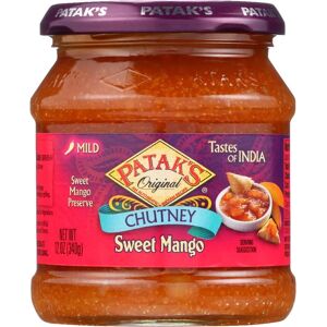Patak's Mango Chutney Mild - 12 oz - Spicy Indian Spread Patak's Mango Chutney Mild - 12 oz - Spicy Indian Spread