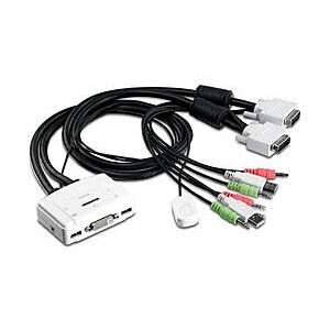 Trendnet TK-214i Commutateur KVM USB DVI 2 Ports - Publicité Trendnet TK-214i Commutateur KVM USB DVI 2 Ports - Publicité