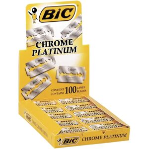 Aparelho de barbear de segurança BIC Chrome Platinum de dupla lâmina - Aparelho de segurança Aparelho de barbear de segurança BIC Chrome Platinum de dupla lâmina - Aparelho de segurança