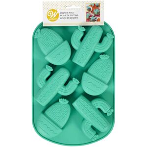 Molde de silicona Wilton - Cactus para 6 dulces - 8x9cm Molde de silicona Wilton - Cactus para 6 dulces - 8x9cm