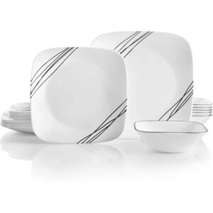 Corelle 18-piece Space-Saving Dinnerware - Chip Resistant, 26cm Plates Corelle 18-piece Space-Saving Dinnerware - Chip Resistant, 26cm Plates