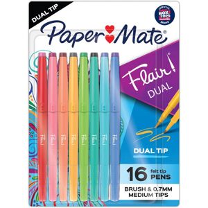 Paper Mate - Flair Duo - Medium - Assorted Colors - Pen Paper Mate - Flair Duo - Medium - Assorted Colors - Pen
