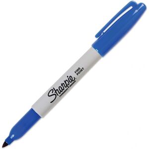 Sharpie Fine Permanent Marker Blue - Permanent Marker, Fine Tip, 12 Pack Sharpie Fine Permanent Marker Blue - Permanent Marker, Fine Tip, 12 Pack