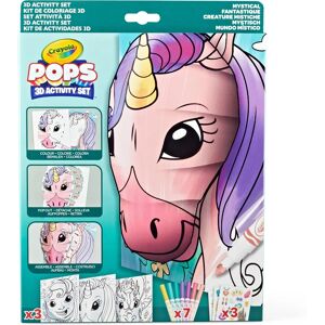 Crayola Art 3D Color Pops Licorne - kit de bricolage - Publicité Crayola Art 3D Color Pops Licorne - kit de bricolage - Publicité
