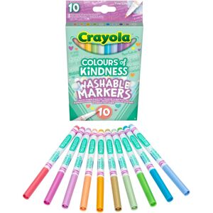 Crayola Colours of Kindness Washable Fine Line Markers - Assorted Colours - Markers for Kids 3+ Crayola Colours of Kindness Washable Fine Line Markers - Assorted Colours - Markers for Kids 3+