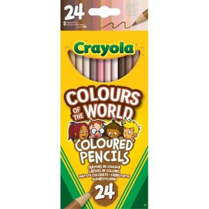 Crayola Multicolour Skin Tone Pencils - 24 Pcs - Pencils Crayola Multicolour Skin Tone Pencils - 24 Pcs - Pencils