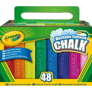 Craie de trottoir lavable Crayola Maxi multicolore - 48 pièces Craie de trottoir lavable Crayola Maxi multicolore - 48 pièces