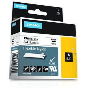 DYMO White Nylon Label Tape - 19mm x 3.5m - Label Tape DYMO White Nylon Label Tape - 19mm x 3.5m - Label Tape