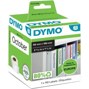 Dymo S0722480 Vit självhäftande skrivareetikett - Label Dymo S0722480 Vit självhäftande skrivareetikett - Label