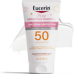 Eucerin Baby Sensitive Mineral Sunscreen Lotion SPF 50 - Sunscreen Lotion Eucerin Baby Sensitive Mineral Sunscreen Lotion SPF 50 - Sunscreen Lotion