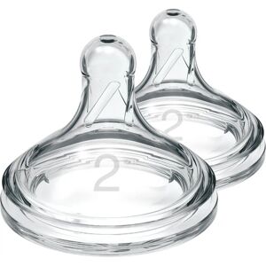 Dr Brown's Natural Flow Options+ Level 2 Wide Neck Teats - Baby Bottle Accessories Dr Brown's Natural Flow Options+ Level 2 Wide Neck Teats - Baby Bottle Accessories