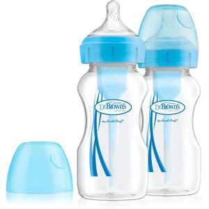 Dr Brown's Blue Options+ 270ml Baby Bottles - Baby Bottles Dr Brown's Blue Options+ 270ml Baby Bottles - Baby Bottles