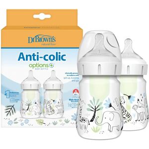 Dr Brown's Jungle Wide-Neck Baby Bottle - 150ml - Baby Bottle Dr Brown's Jungle Wide-Neck Baby Bottle - 150ml - Baby Bottle