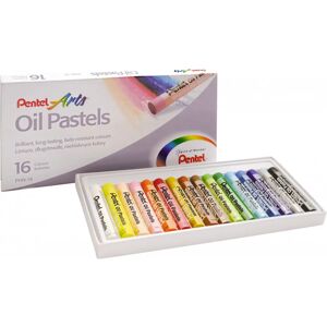 Pastels à l'huile Pentel PHN-16 - Multicolores - Pack de 16 Pastels à l'huile Pentel PHN-16 - Multicolores - Pack de 16