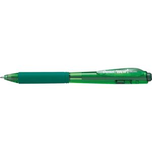 Stylo à Bille Vert Pentel - Retractable, Poignée en Caoutchouc, Moyen - Stylo à Bille Stylo à Bille Vert Pentel - Retractable, Poignée en Caoutchouc, Moyen - Stylo à Bille