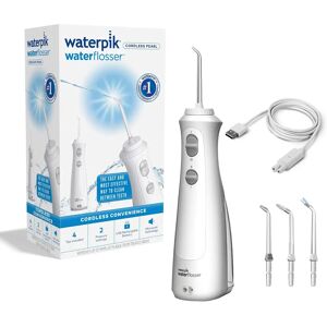 Hydropulseur Waterpik WF-13 Pearl - Sans fil, 2 Niveaux, 4 Embouts - Publicité Hydropulseur Waterpik WF-13 Pearl - Sans fil, 2 Niveaux, 4 Embouts - Publicité