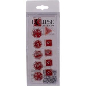 Ultra Pro Eclipse 11 Dice Set - Apple Red - Dice Set Ultra Pro Eclipse 11 Dice Set - Apple Red - Dice Set
