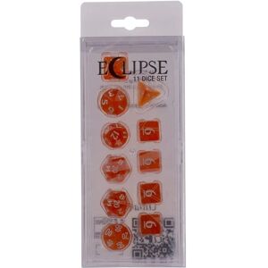 Ultra Pro Eclipse 11 Dice Set - Pumpkin Orange - Dice Set Ultra Pro Eclipse 11 Dice Set - Pumpkin Orange - Dice Set