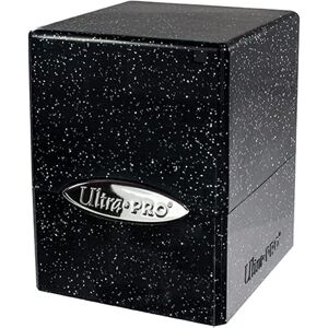 Ultra Pro Satin Cube Glitter Black Deck Box - Deck Box Ultra Pro Satin Cube Glitter Black Deck Box - Deck Box