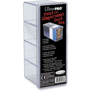 Ultra PRO 4-osasto säilytyslaatikko - Keräily- ja pelikortit Ultra PRO 4-osasto säilytyslaatikko - Keräily- ja pelikortit