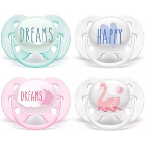 Philips Avent Ultra Soft Baby Pacifier - Orthodontic Silicone - Multicolour Philips Avent Ultra Soft Baby Pacifier - Orthodontic Silicone - Multicolour