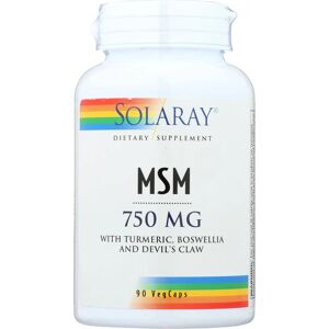 Solaray MSM avec Curcuma Boswellia Griffe du Diable - Supplément Diététique - Publicité Solaray MSM avec Curcuma Boswellia Griffe du Diable - Supplément Diététique - Publicité