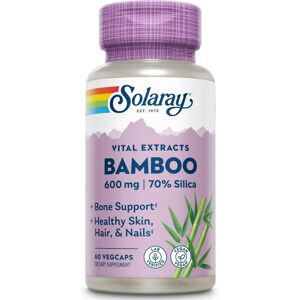 Extracto de Tallo de Bambú de Solaray - Suplemento Dietético - 300 mg - 60 Cápsulas Extracto de Tallo de Bambú de Solaray - Suplemento Dietético - 300 mg - 60 Cápsulas